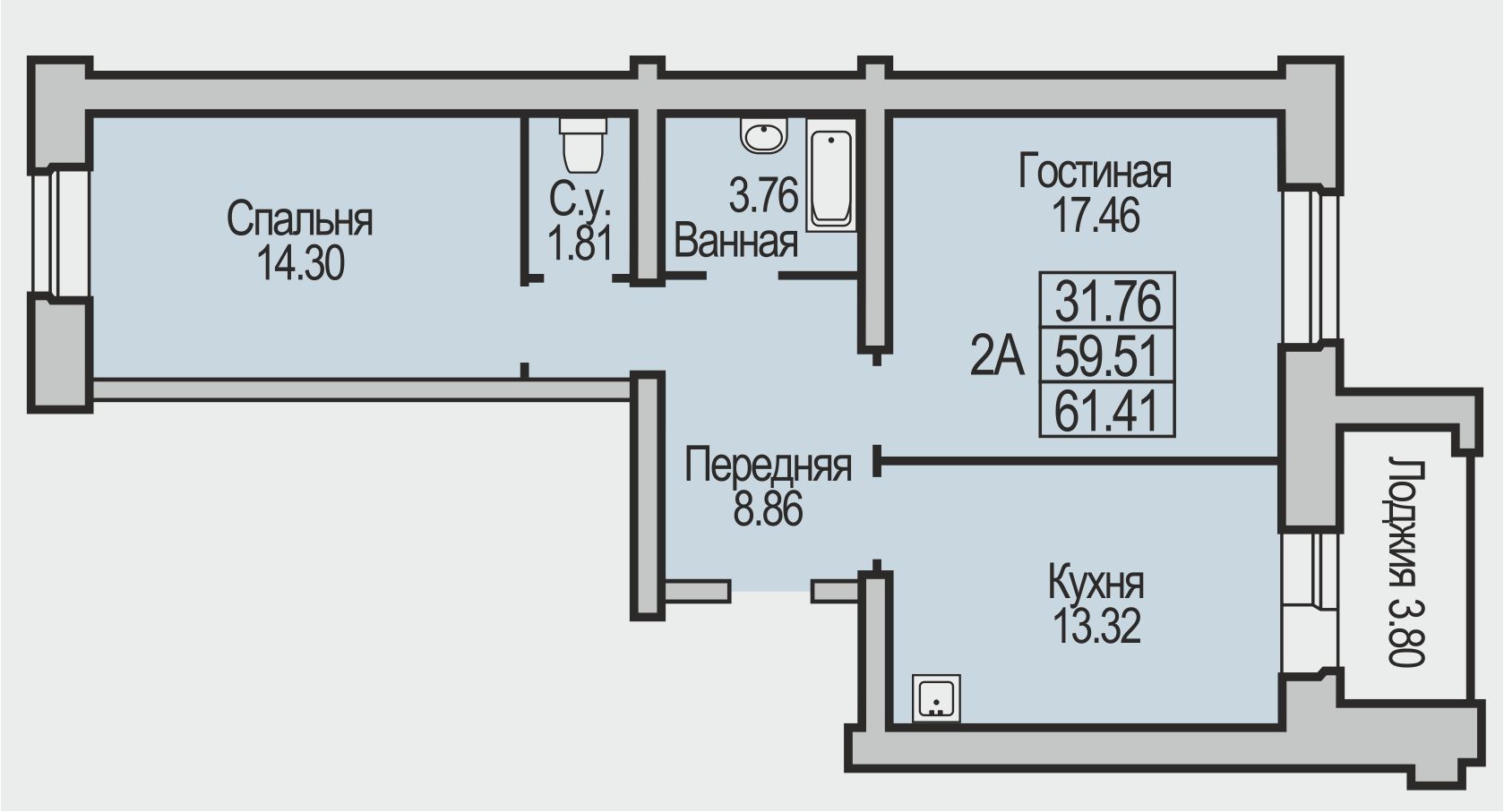 2 ком 61,41 (2-4э) мкр. Поэзия, д.14 "В.В.Маяковский" 2 ком 61,41 (2-4э) мкр. Поэзия, д.14 "В.В.Маяковский"