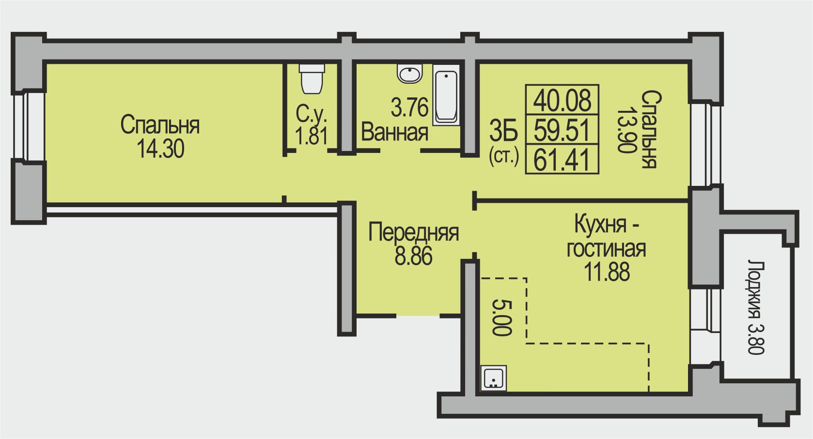3 ком студия 61,41 (2-9) мкр. Поэзия д.12 "А.А.Фет" 3 ком студия 61,41 (2-9) мкр. Поэзия д.12 "А.А.Фет"